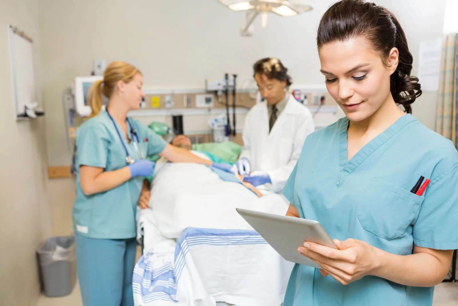 A nurse often