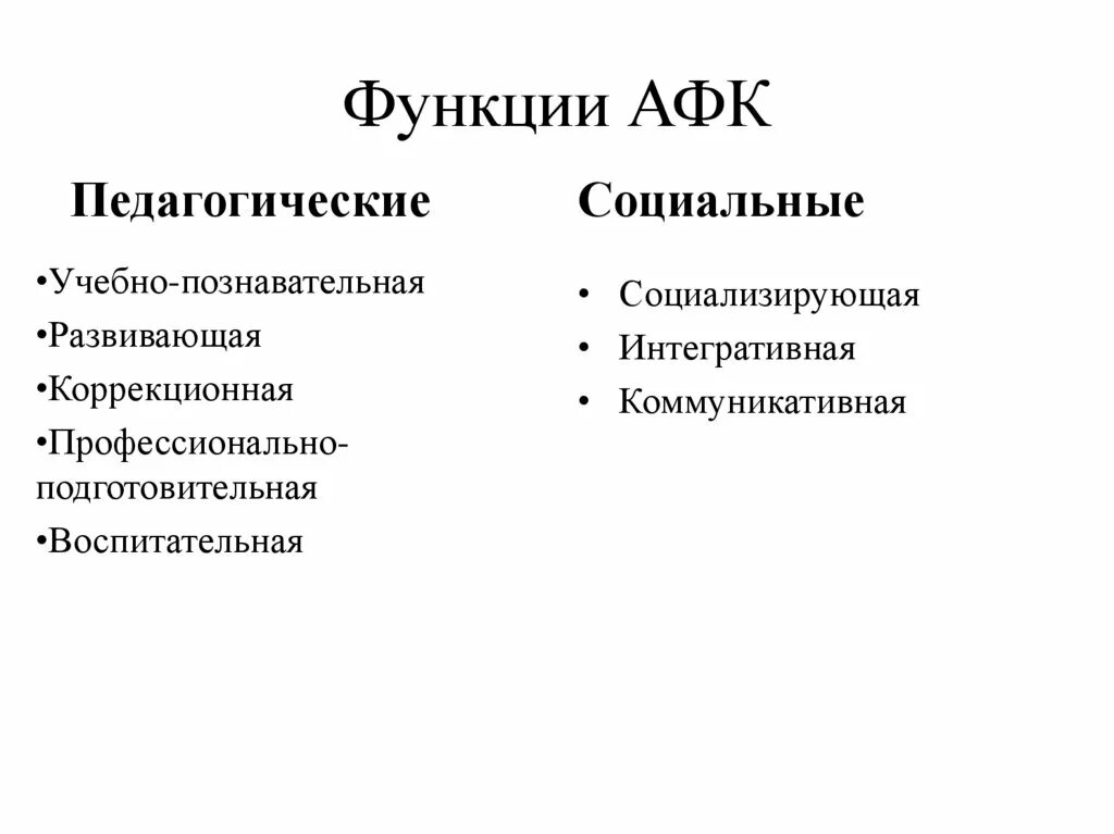Адаптивное функционирование