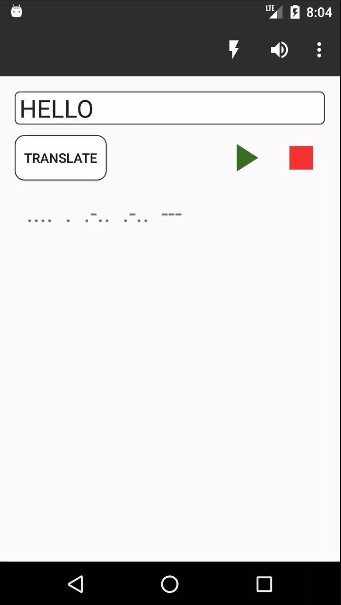 Morse code translator
