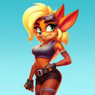 Tawna bandicoot, redesign, cool, cute, cartoon characters, crash ." - ...