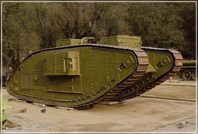 Танк мк1 Великобритания. Самый первый танк в мире.