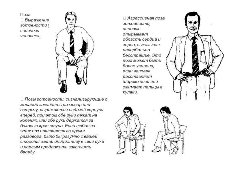 Жесты сидя. Жесты агрессии и готовности. Поза выражение готовности у сидячего человека. Поза выражение. Позы и жесты невербального общения.
