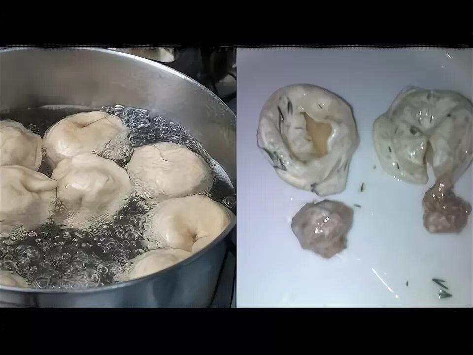 Мраморные пельмени Рецепт Пельмени и Рецепты
