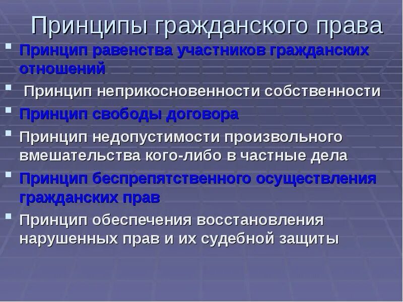 Свобода осуществления гражданских прав. Принципы защиты гражданских прав. Принцип беспрепятственного осуществления гражданских прав. Принципы гражданских отношений. Принципы гражданского правовых отношений.