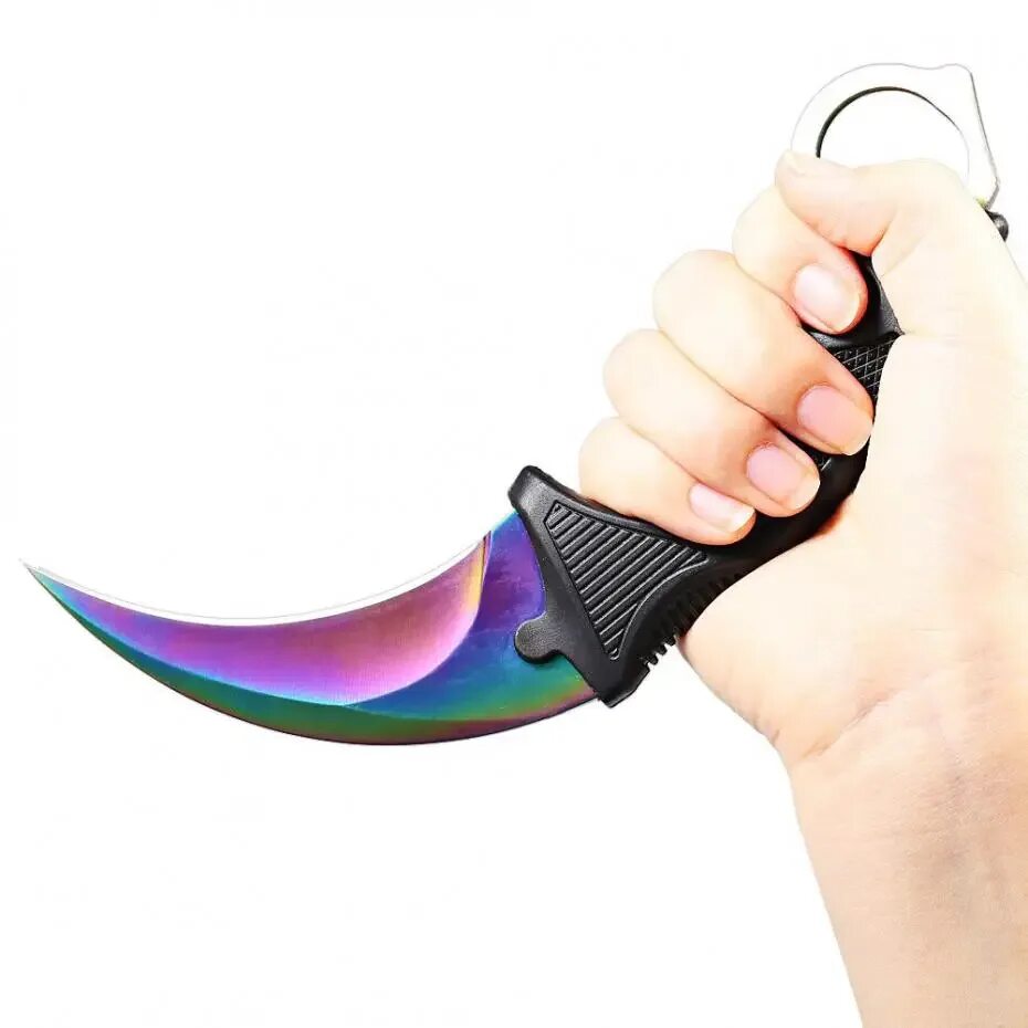 Керамбит нож Jeslon. Tactical Karambit Knife. Rainbow Fade керамбит. Нож изогнутый. Как называется гнет