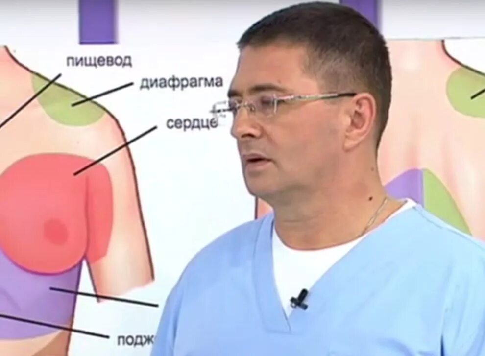 Боли справа под печенью. Жжение в области печени.