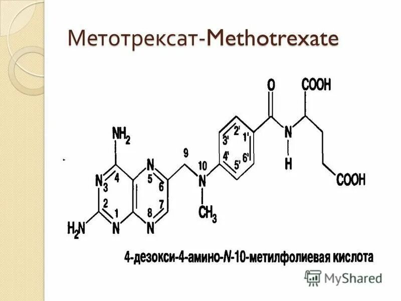 Метотрексат структурная формула. Метотрексат формула химическая. Метотрексат фармакология. Метотрексат механизм действия схема.