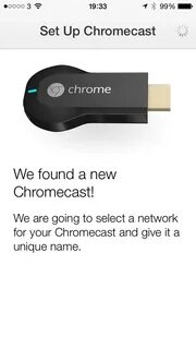 Chromecast с телефона