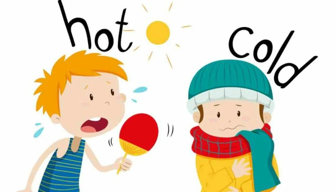 I think i am a cold. Hot Cold. It is для детей. Cold для детей. Warm картинка для детей.