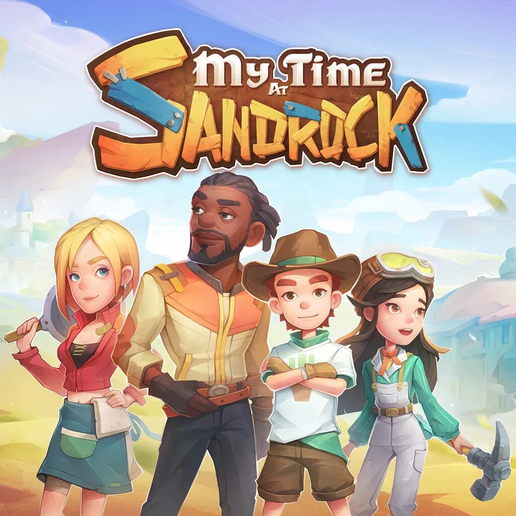 Сандрок игра. My time at sandrock игра. my time at sandrock игра обложка. the walking dead: destinies игра обложка. trailmakers игра обложка.