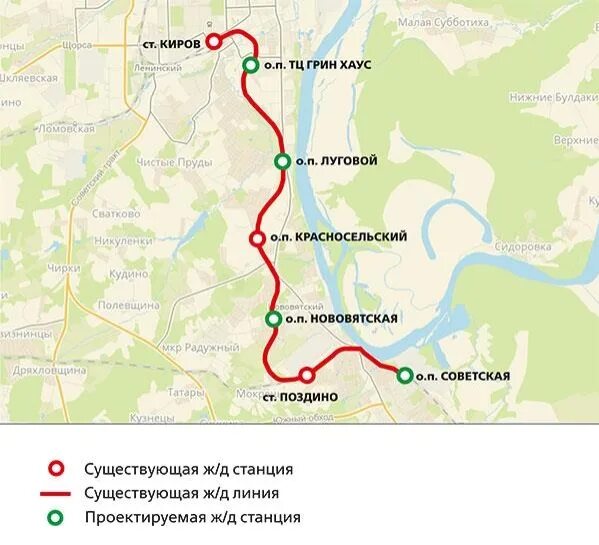 Автобусы до макси киров. Городская электричка Киров. Маршрут городской электрички. Остановки электрички Киров. Городская электричка Нижний Новгород.