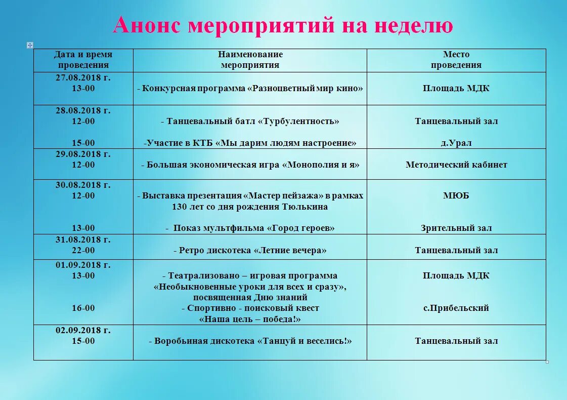 Названия мероприятий. Название мероприятий для детей. Название досуговых мероприятий для детей. Названия детских развлекательных мероприятий