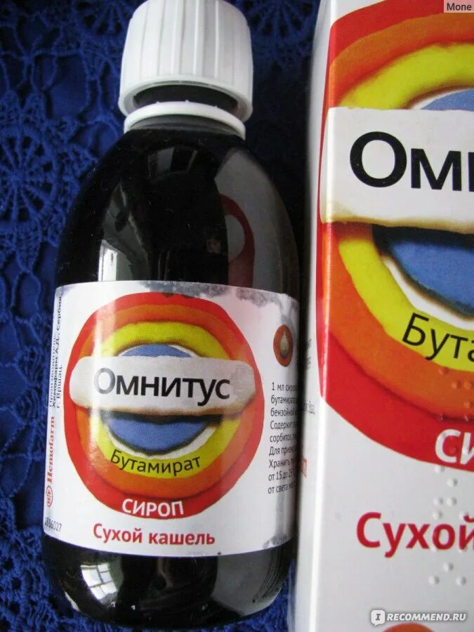Омнитус дозировка. Омнитус дозировка