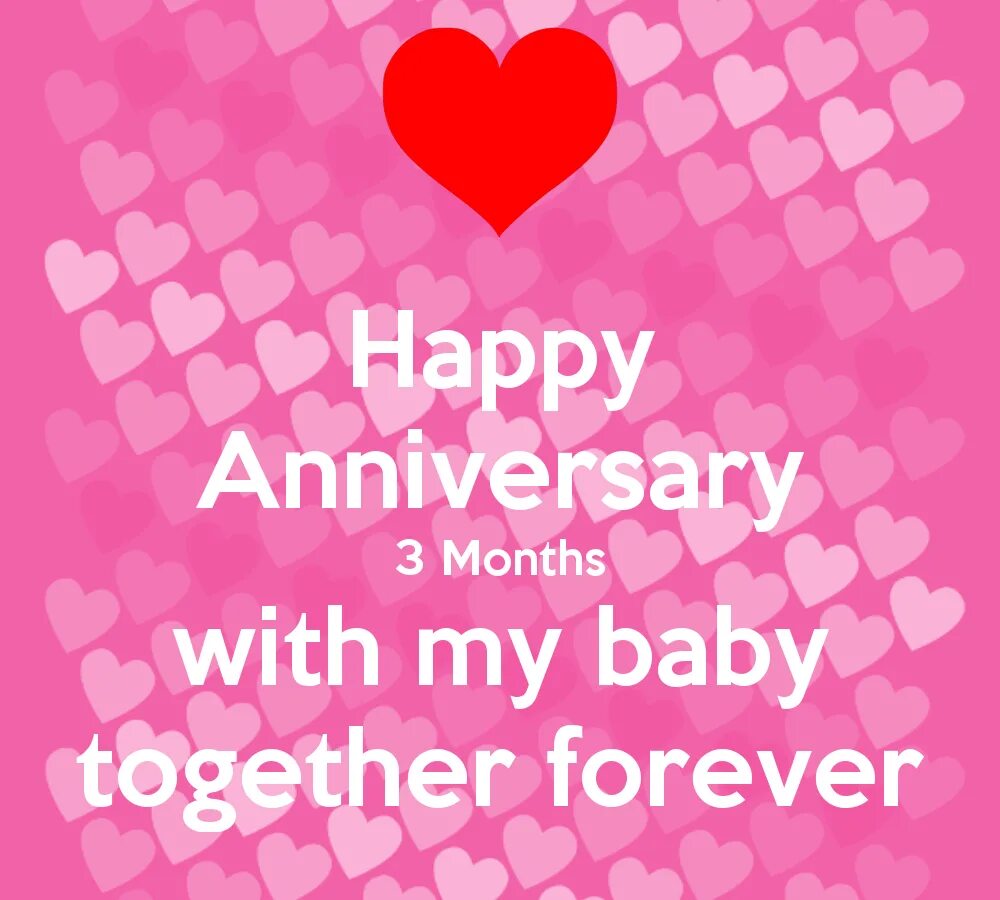 Happy 6 months. 4 months together. Happy 3 months. Happy 2 months. Happy 3 months.