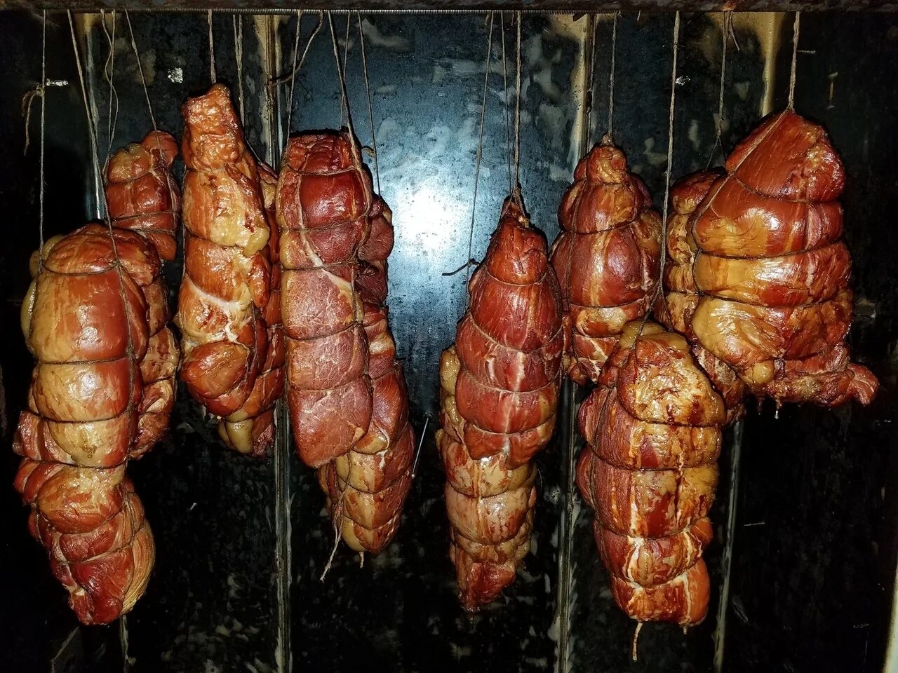 Как сделать мясо горячего копчения. Копченое мясо. копчение. домашнее копчение. мясо горячего копчения.