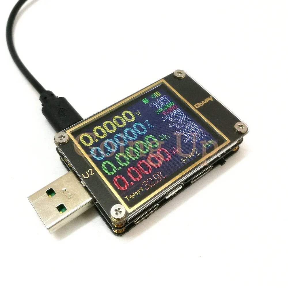 Usb pd 3.0 pps. Usb-тестер. тестер usb измеритель напряжения, тока и ёмкости заряда. web-u2. qway.