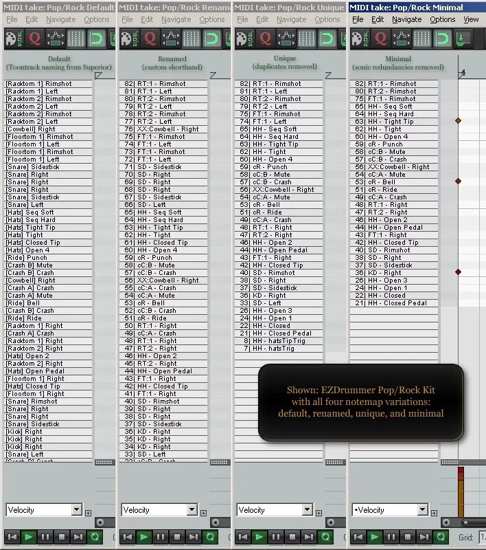 Midi mapping. Ezdrummer midi map. general midi drum map. ezdrummer 3 midi mapping. midi map for ezdrummer.