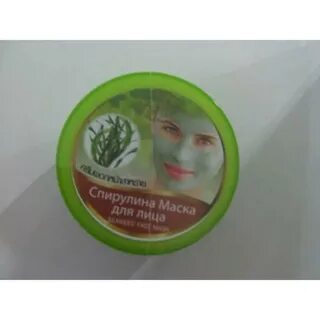 Маска для лица со спирулиной от морщин