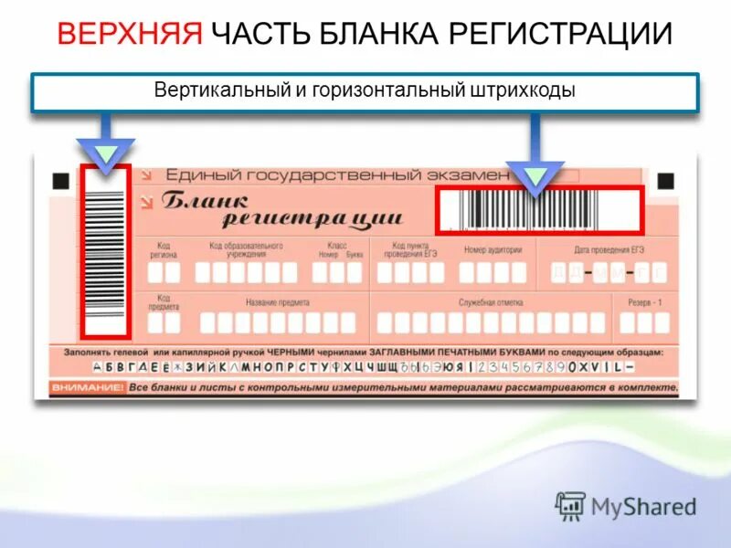 Бланк регистрации верхняя часть. Заполнение Бланка регистрации ЕГЭ. Правила заполнения бланков ЕГЭ. Правила заполнения Бланка ЕГЭ. Бланк регистрации 9 класс