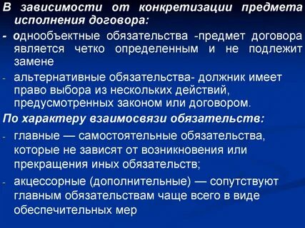 Предмет исполнения
