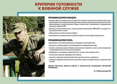 Требования по здоровью для службы по контракту