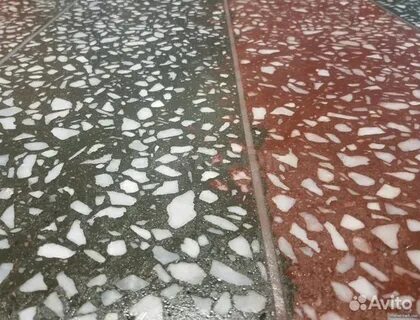 Мозаичные полы из бетона