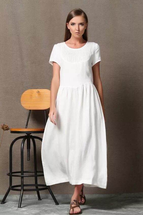 Сарафан макси муслин. Платье макси из муслина женское. Белое льняное платье. Летнее платье из муслина.