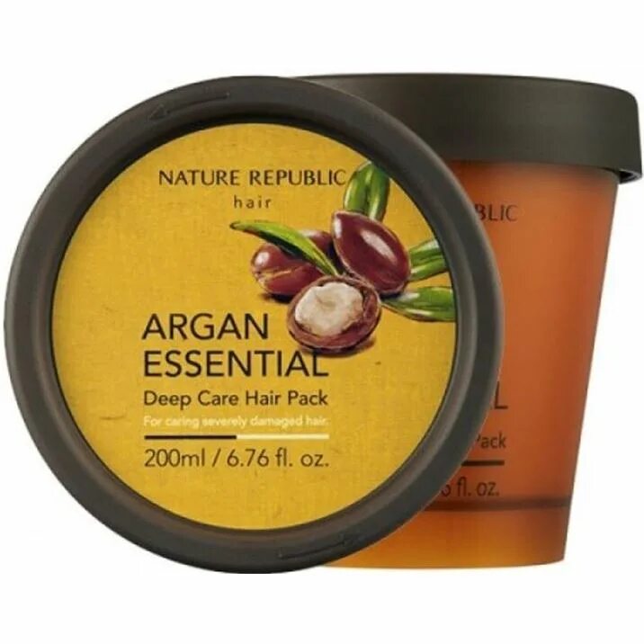 Маска для волос с арганой. Argan Essential Deep Care hair Pack 200ml. Nature Republic Argan Essential маска для волос. Корейская маска для волос Argan Essential Deep. Маска nature Republic Argan Essential Deep купить.