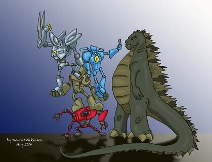 Godzilla vs the Jeagers.jpg.