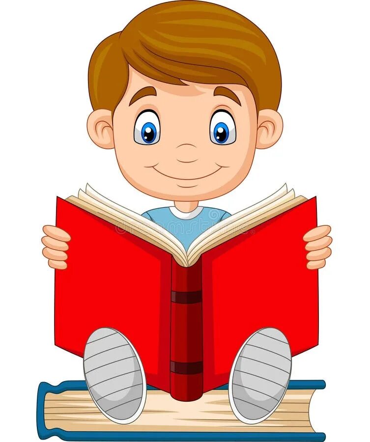 He can read a book