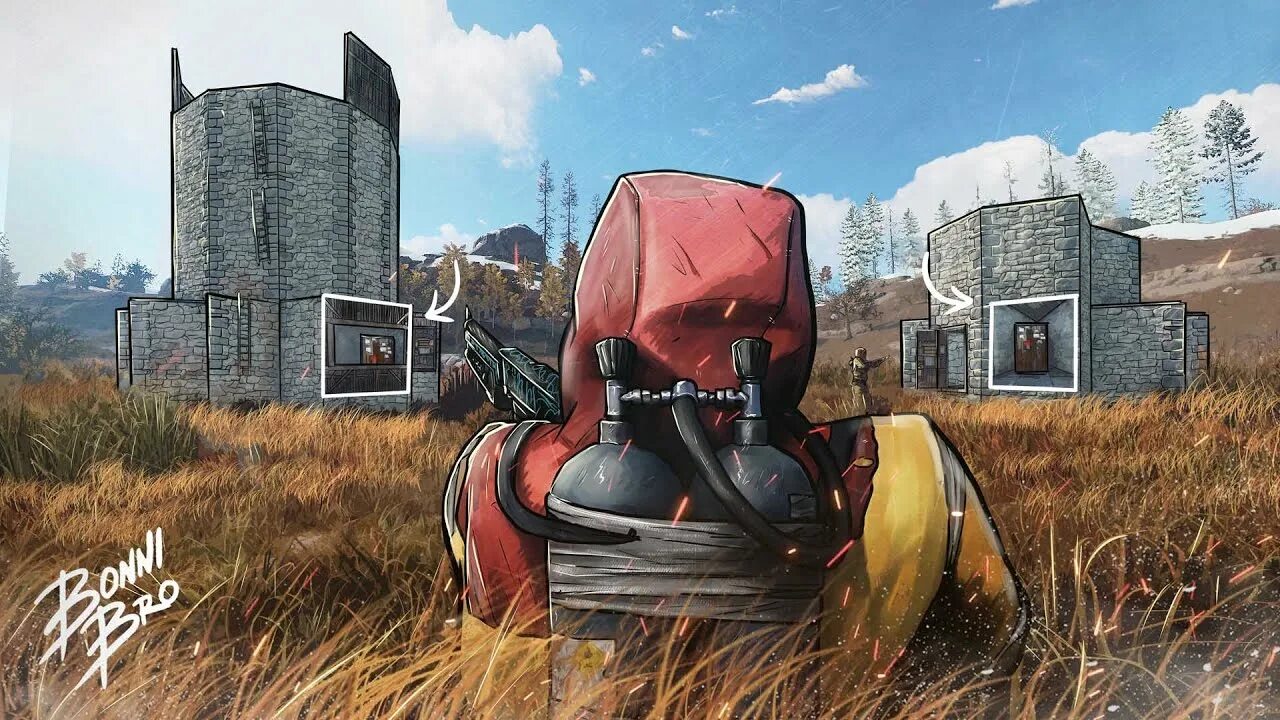 Bro rust. Бро раст. bonnie bro rust. раст дип. rust рейд кланового дома.