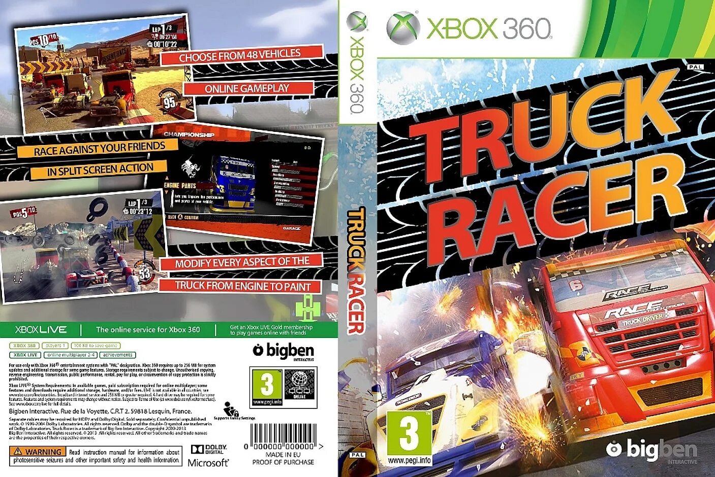 Truck Racer Xbox 360. Truck Racer (Xbox 360) lt+3.0. Диски гонки для Xbox 360. Игровой диск дальнобойщики 2 на Xbox 360.