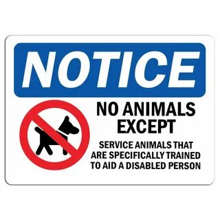 Service notice