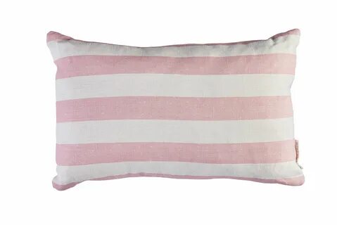 Cushion Pink Stripes, Stripes, Striped Pattern Two Light Pink Pillow Covers...