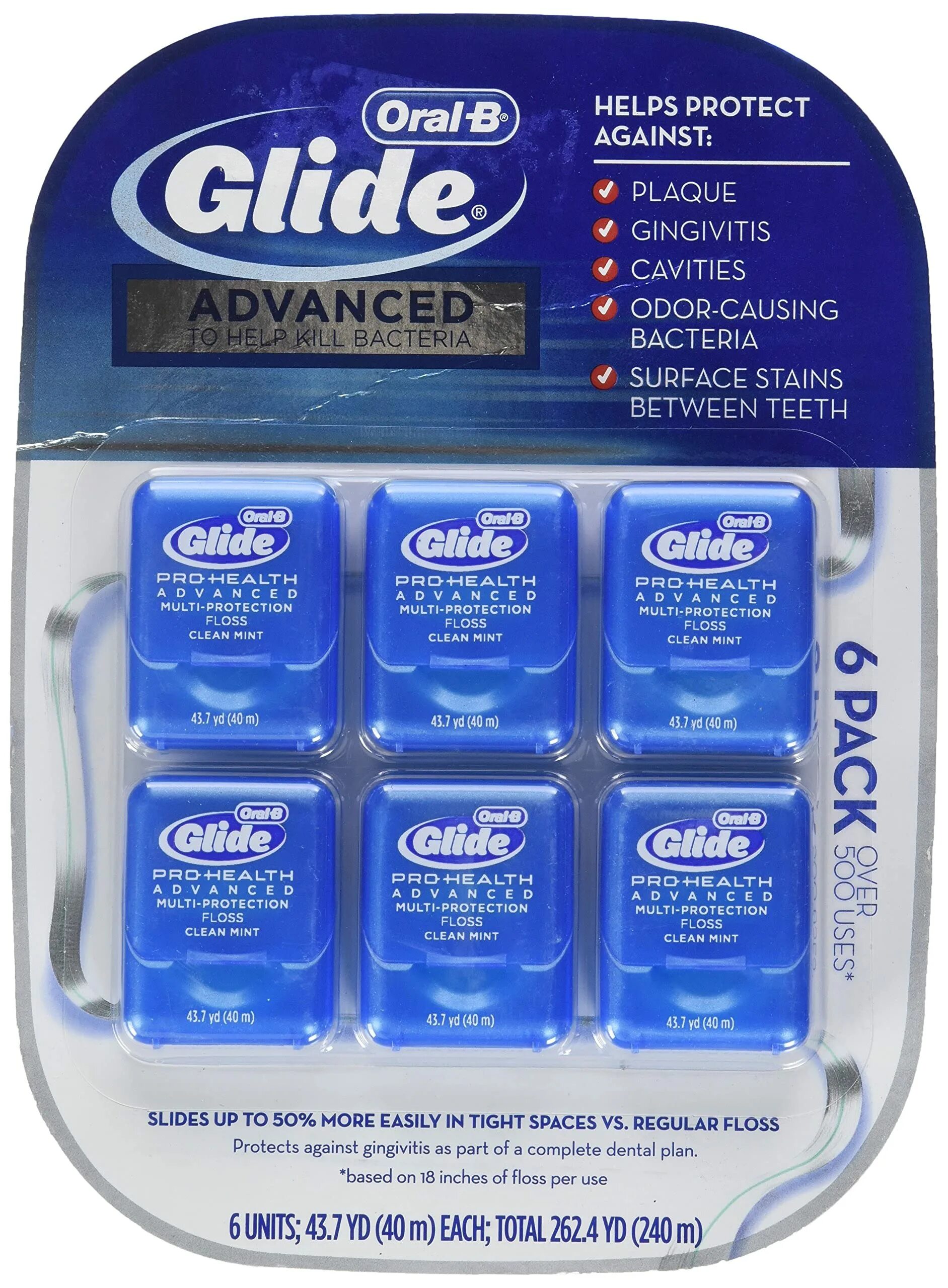 Зубная нить Glide Advanced. Floss Pack.