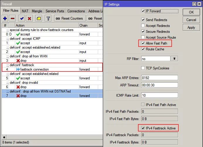 Mikrotik fast track. Conntrack Mikrotik. Defconf Nat микротик. Микротик коннектион Стейт. Mikrotik connection