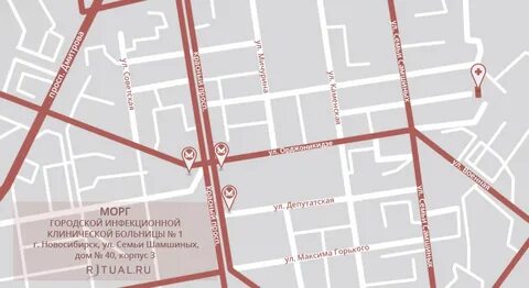 Схема морга