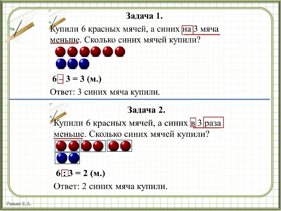 Стало в три раза больше. Задачи на уменьшение числа в несколько раз. Задачи на увеличение числа в несколько раз 3 класс. Задачи на увеличение и уменьшение числа в несколько раз. Решение задач на уменьшение в несколько раз.