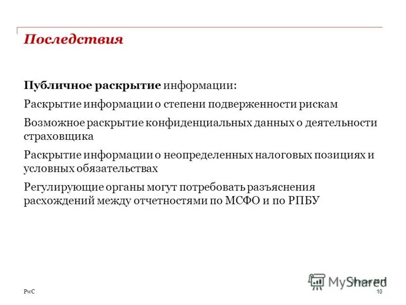 Публичное раскрытие информации