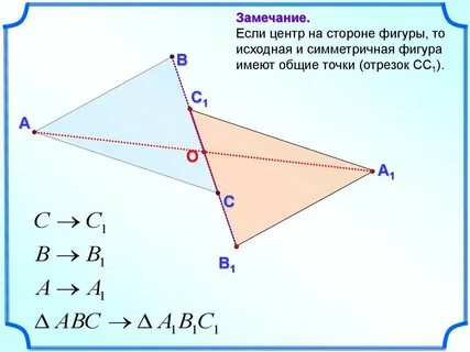 Точка пересечения сторон фигуры