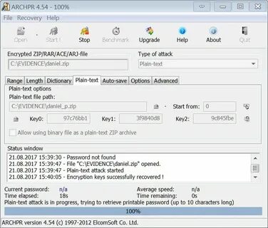 Zip recovery