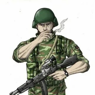 Рисунок российским военным