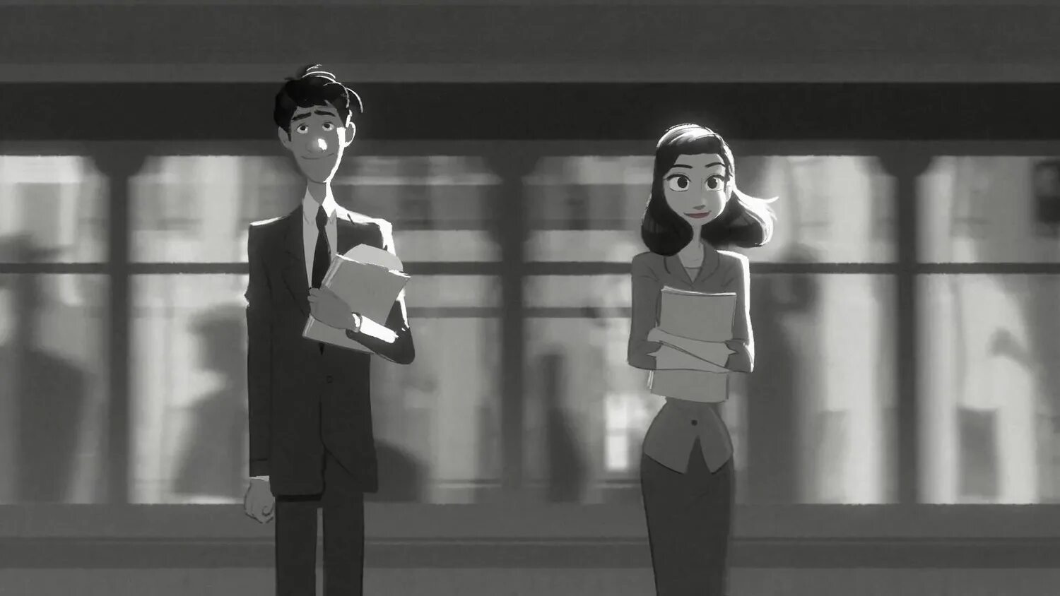 Paperman. Paperman Disney кадры.