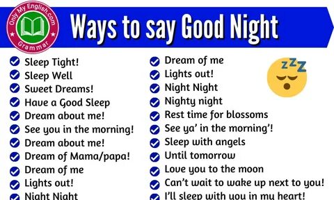 You say sleeping