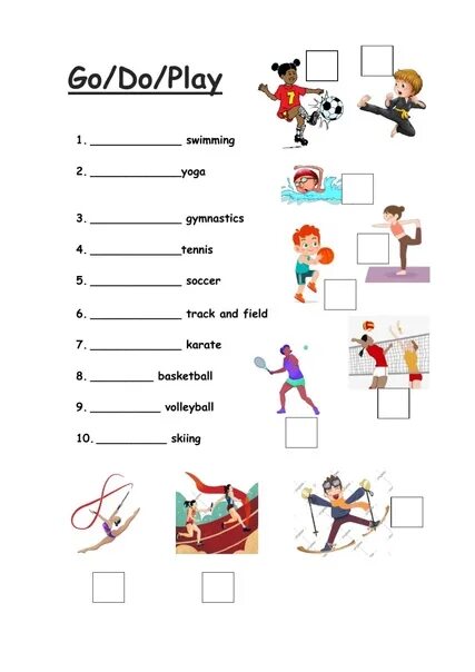 Do play go exercise. Задание на go do play. play go do sports упражнения. do play go с видами спорта упражнения. do play go с видами спорта worksheets.