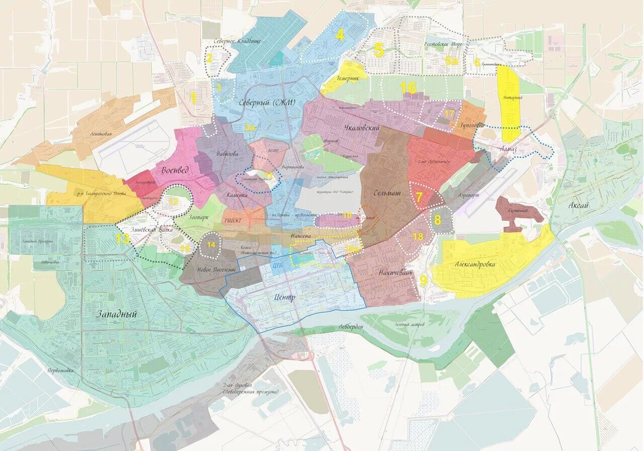 Ростов на дону расселение. Карта Ростова-на-Дону по районам. Ростов на Дону по районам на карте. Ростов на Дону карта районов города. Районы г Ростова-на-Дону на карте.