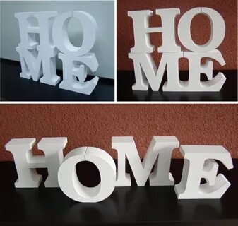 Home буквы