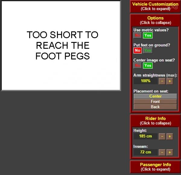 Menu js. 1. Высота по седлу мотоцикла и рост. Click menu. Custom right-click menu.