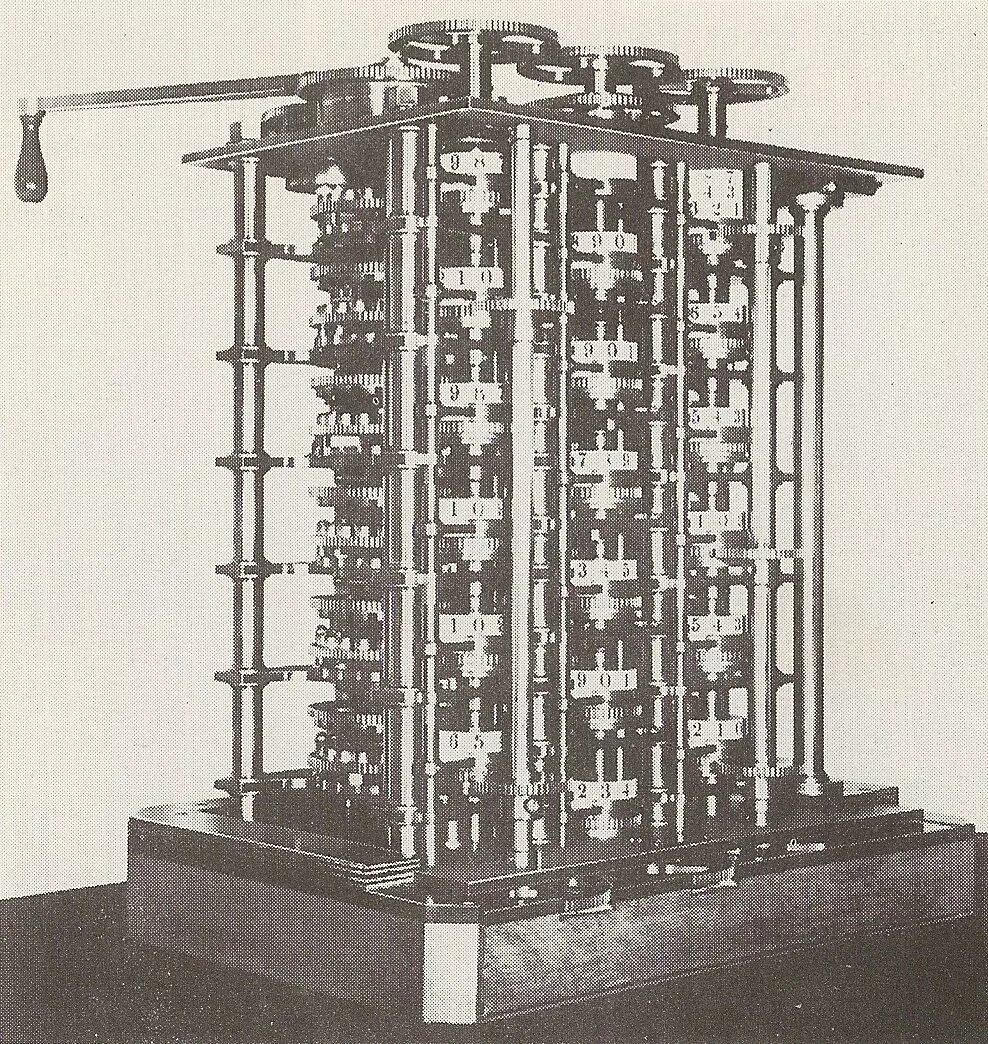 Разностная машина Чарльза Бэббиджа. Разнорстная машина Чарльза Бэб. Разностная машина Чарльза Бэббиджа 1822.