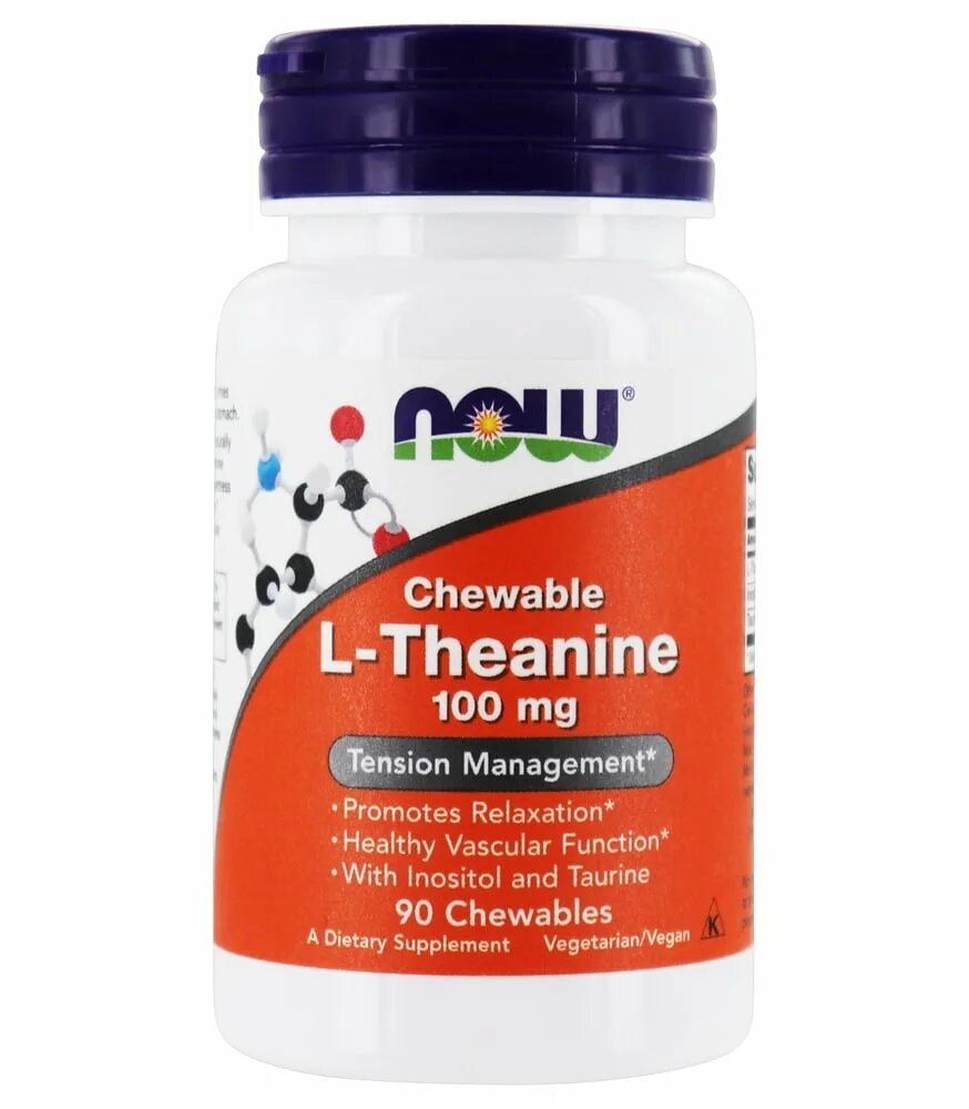Now Chewable l-Theanine, 100 мг, 90. L Theanine 100mg. Now l-Theanine Chewable. Now foods, l-теанин, 100 мг, 90 растительных капсул. Л теанин что это